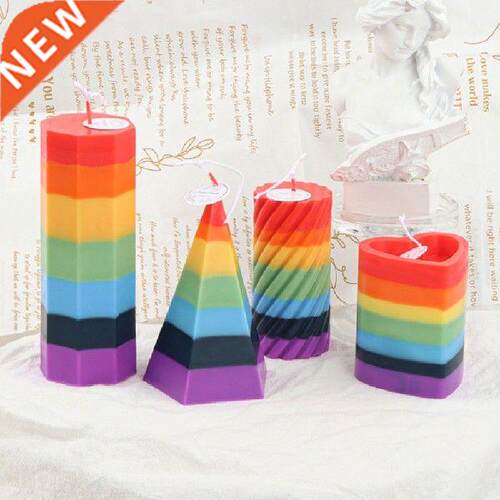 3D Geometric Silicone Cndle Mold Cretive Irregulr