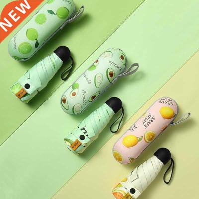 Small fashion folding umbrella rain fruit men's mini pocket