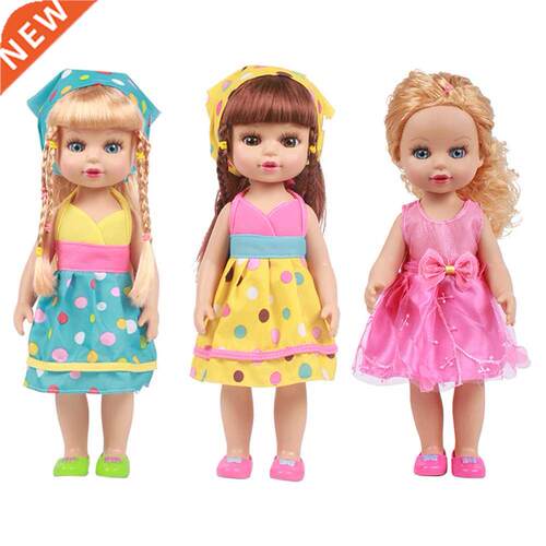 35cm Princess Baby Doll Clothes Dress Up Cartoon Girls Toys