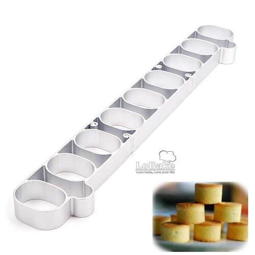 1.7cm heigh thin 9 holes pineapple cake pie cookie biscuit