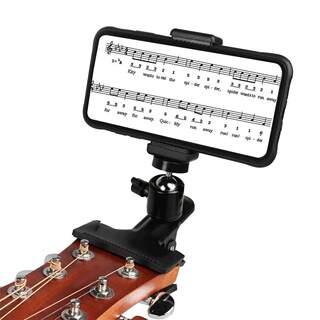 Mobile Phone Live Broadcast Bracket Stand Guitar Head Clip H