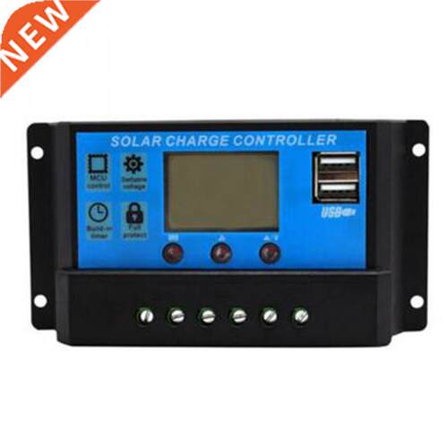 12V 24V 0A Panel Charge Controller Battery Regulator USB In