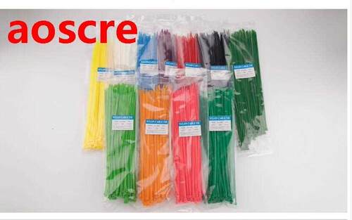 Color self locking nylon cable tie 5*250mm 4.8mm width width