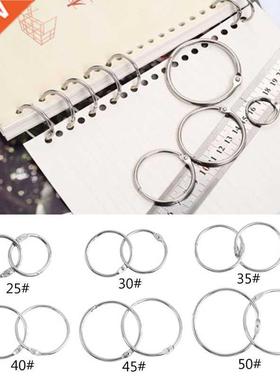 2022 New Metal Loose Leaf Book Binder Hoop Ring Multifunctio