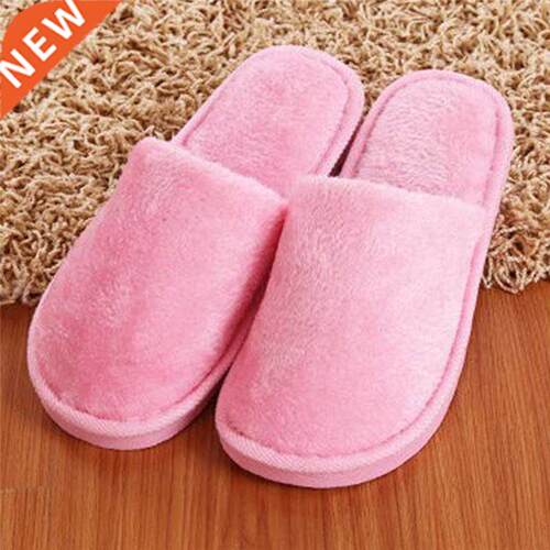 Soft Plush Cotton Cute Slippers Shoes Couple Unisex Non-Slip