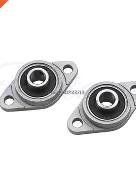 2Pcs 8mm Bore Diameter KFL08 Pillow Block Bearing Flange Rho