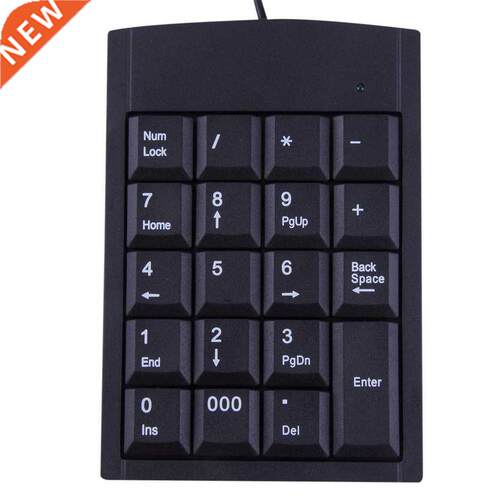 Mini USB Keyboard USB Numeric Keyboard Keypad Adapter 19 Key