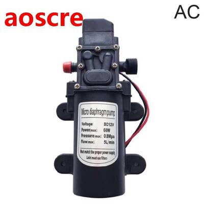 Diaphragm Pump DC 12V 60W 5L/Min 120PSI Self Priming High Pr