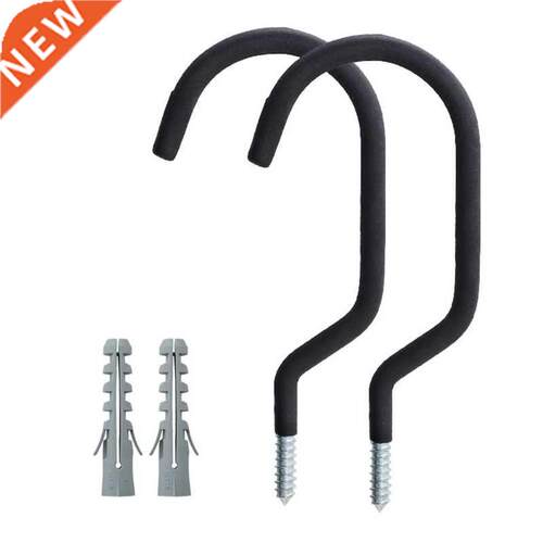 2pcs/set Wall Mounted Bicycle Hanger Garage Steel Heavy Duty