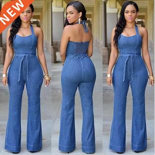 The new fashion jean jumpsuit for women in 2021女牛仔连体裤