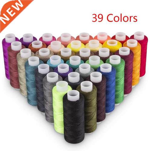 39 Colors 100% Polyester Yarn Sewing Thread Roll Machine Han