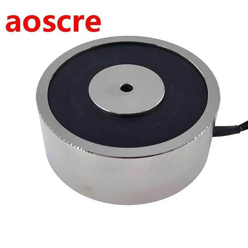 Large suction 200kg 12V Electric Magnet Lifting 2000N P120/4