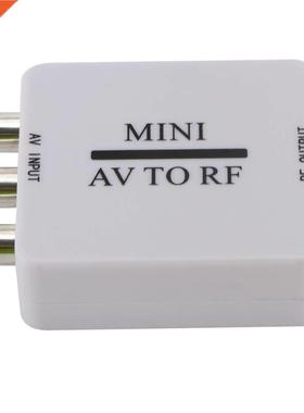 Video Converter AV to RF Mini HD Video Adapter Box Support
