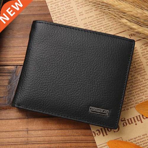 100% Genuine Leather Men Wallets Premium Product Real Cowhid