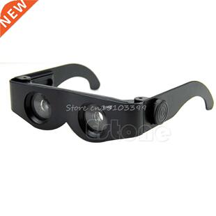 Portable Glasses Style Magnifier Binoculars Telescope 适用于
