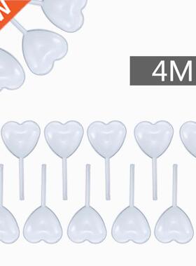50pcs/Set 4ML Plastic Pipettes Heart Shaped Squeeze Transfer