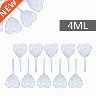 50pcs/Set 4ML Plastic Pipettes Heart Shaped Squeeze Transfer