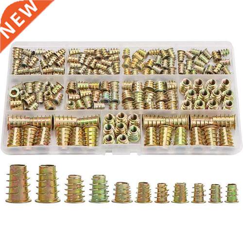 Threaded Inserts Nuts, Wood Insert Assortment Tool Kit, M4/M