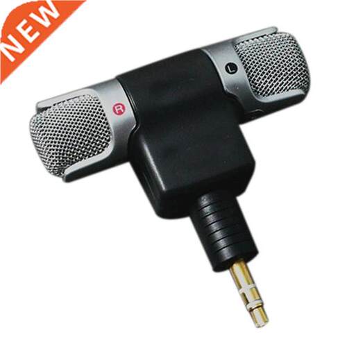 Mini Mic Stereo Microphone for Recorder,PC