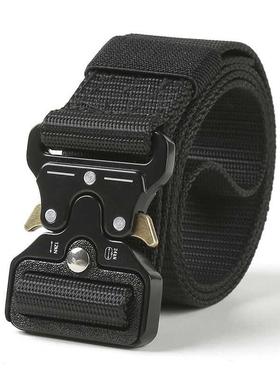 Men's Belt Army Style Outdoor Hunting Tactical Multi Functio