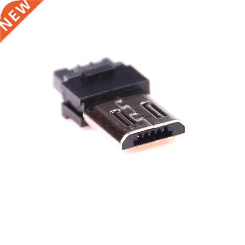 5pcs Mini USB 5 Pin Male Plug Socket Connector&Cover For