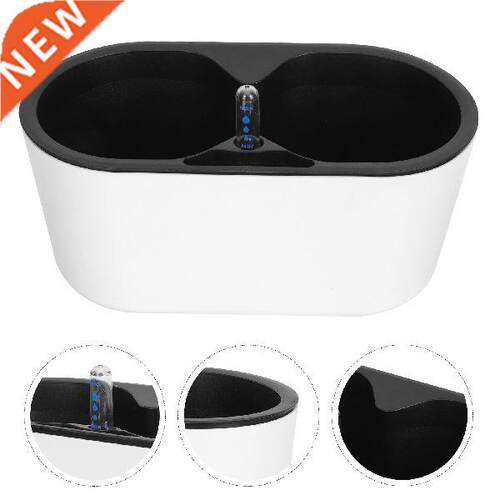 1 Set Flower Pot with Water Level Indicator House Plastic