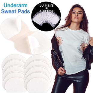 50/100/200/300/400Pcs Sweat Pads Armpit Stickers Crystalline