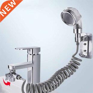 Faucet Shower Head Set Bathroom Spray Drains Strainer Hose
