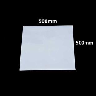 Slcone Rubber Sheet 500x500mm Clear Translucent Plate Mat