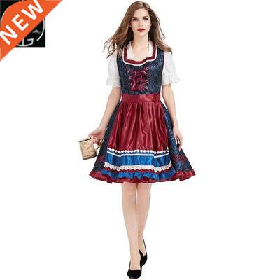 Oktoberfest beer clothing rice velvet composite lace fabric