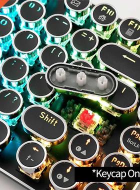 104Pcs/Set Universal Round Key Cap Keycaps for Cherry MX Me