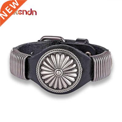 MKENDN Hot Sale Punk Vintage locomotive bracelet homme Genu