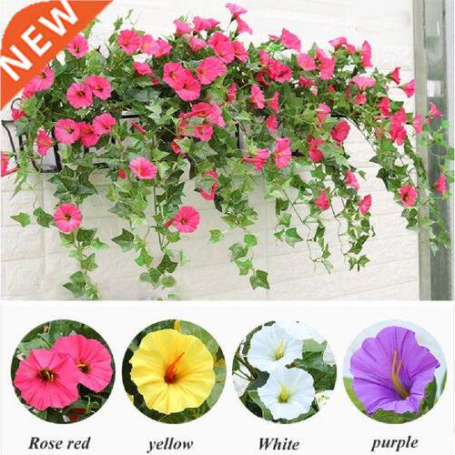 65.5cm Artificial Morning Glory Vine Home Wall Garland Fake