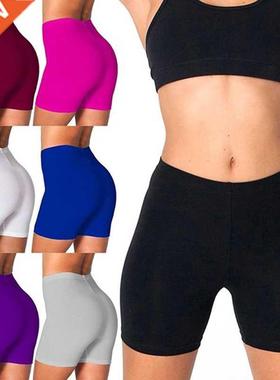 Women Shorts Seamless Ftness Sports Short Leggngs Summer J