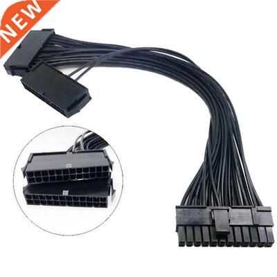 Power Supply PSU 24 pin ATX Mainboard Mboard Adapter Co