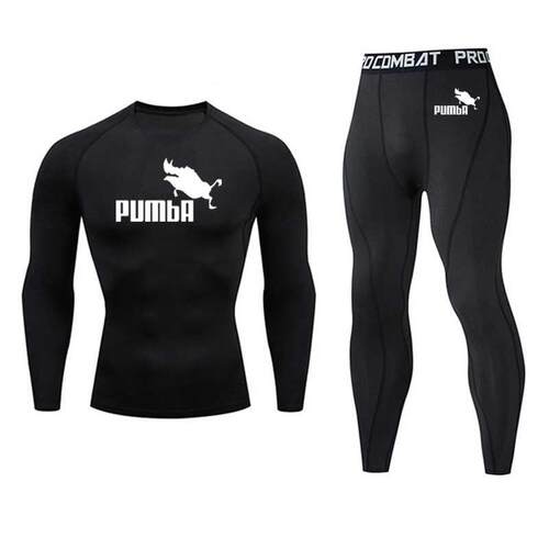 Men's Full Suit Tracksuit Underwe sports compression tight