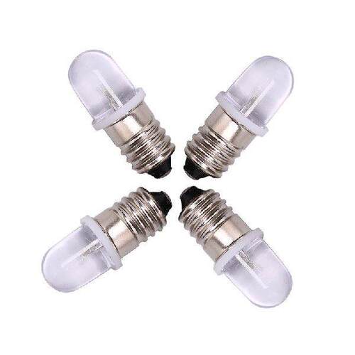 5PCS E10 LED Bulb E10 DC 3V 4.5V Instrument Bulb E10