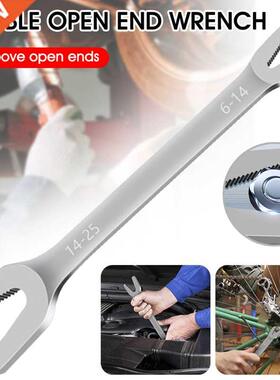 Wrench Repair Tools 250mm Adjustable Spanner Long Handle