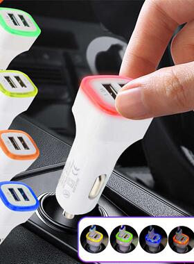 Car Charger Adapter Dual USB Mobile Phone Charger 2.1A Porta