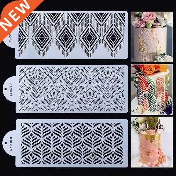 Bohemian Style PET Sugar Sieve Mold Fondant Printing