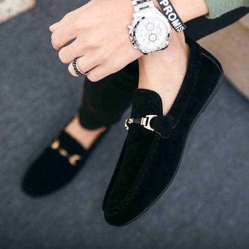 Designer Shoes Men Zapatos De Hombre Slip-On Leather Shoes C