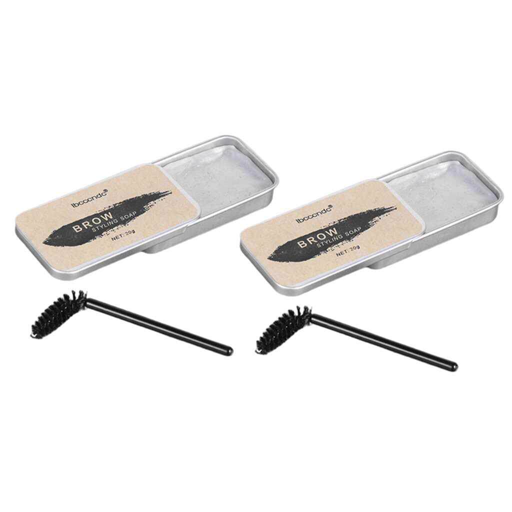2x makeup eyebrow soap wax clear wild brow styling gel with