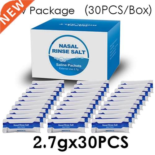 Nasal Wash Salt Rinse Mix Allergic Rhinitis Relief Nose Cav