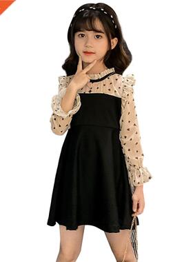 Dress For Girls Patchwork Dress Girls Full Length Party Dres
