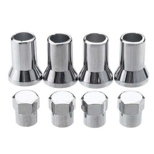 4pcs Car Tire Wheel Accessories TR413 Chrome Car Truck Tire