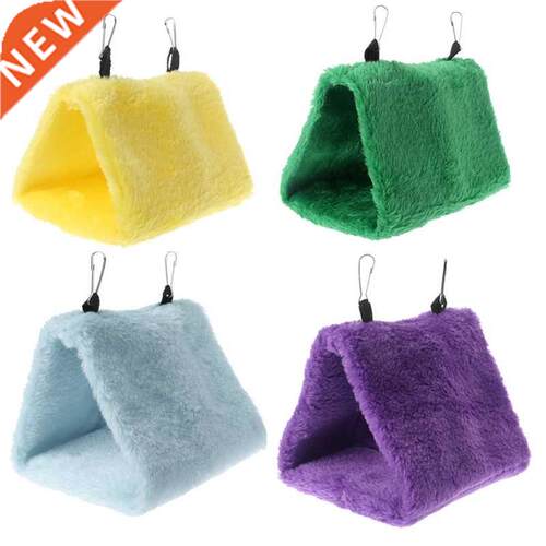 Pet Parrot Hammock Bird Hanging Bed House Plush Winter Warm