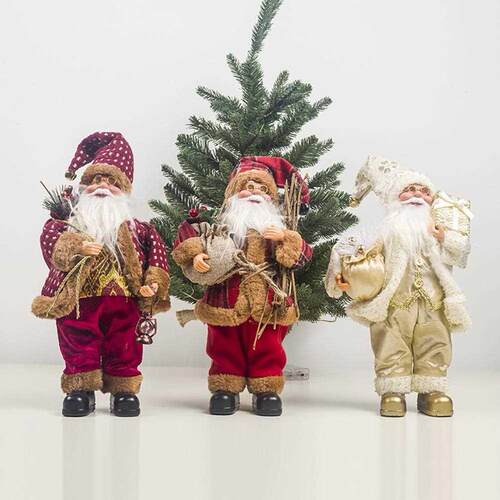 Santa Bed Ornaments Handmade Tomte Plush Doll Christmas