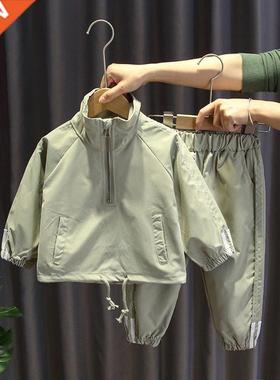 N Autumn Children Boys Girls Clothes Suit letter Baby Swea