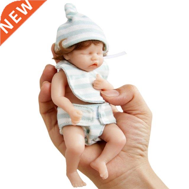 15cm/6in Miniature Girl Cuddle Doll with Washable Rooted Cur