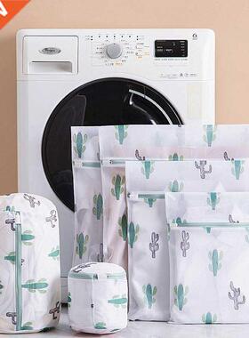 6 Sizes Polyester Mesh Wash Laundry Bag For Clothes Underwea